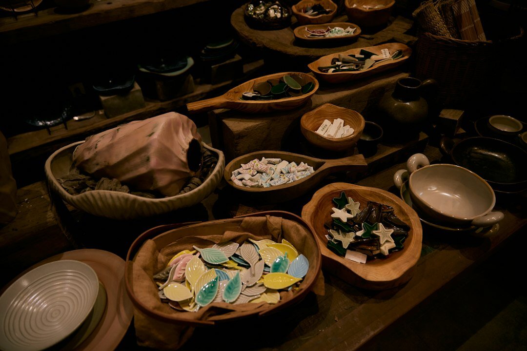 assorted spices in bowls