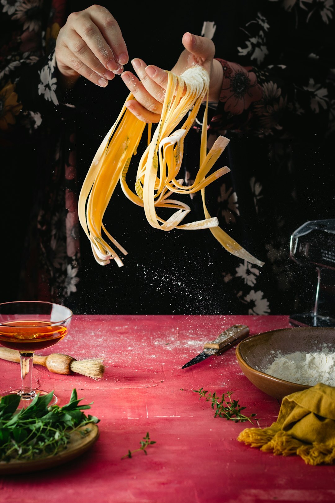 homemade pasta dough