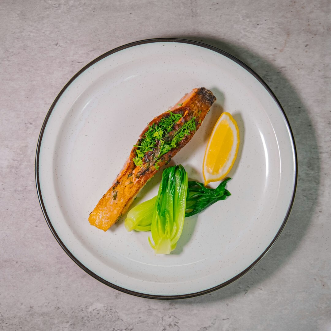 grilled salmon fillet